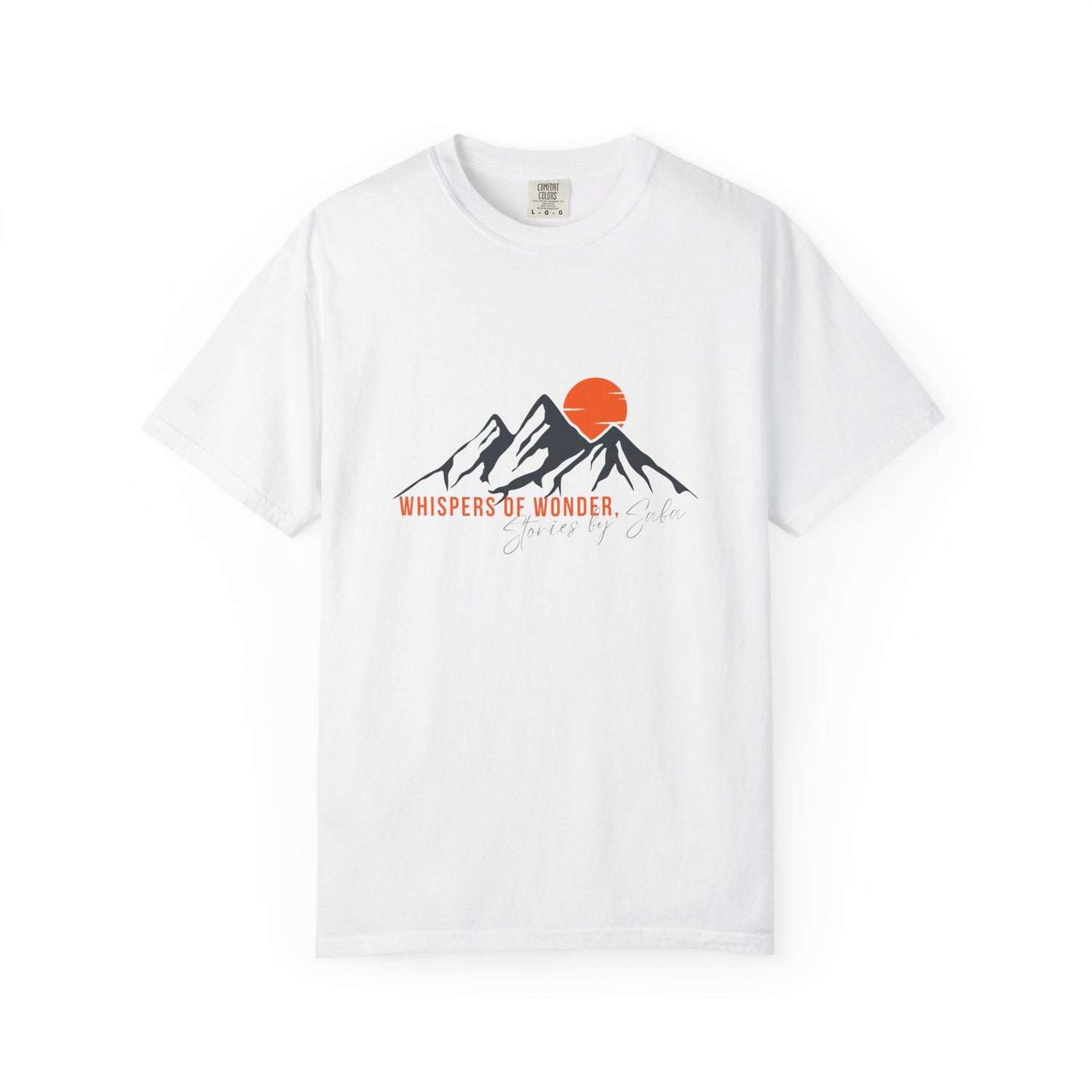 Whispers of Wonder Saba Unisex Garment-Dyed T-Shirt - Nature Inspired Graphic Tee
