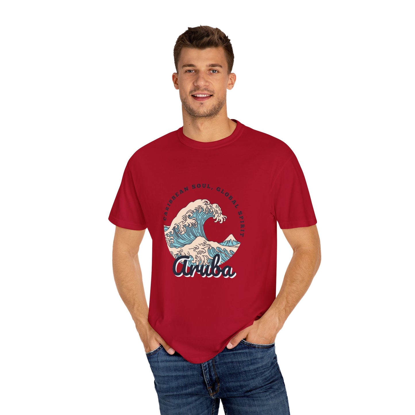 Caribbean Soul Unisex T-Shirt - Aruba Wave Design