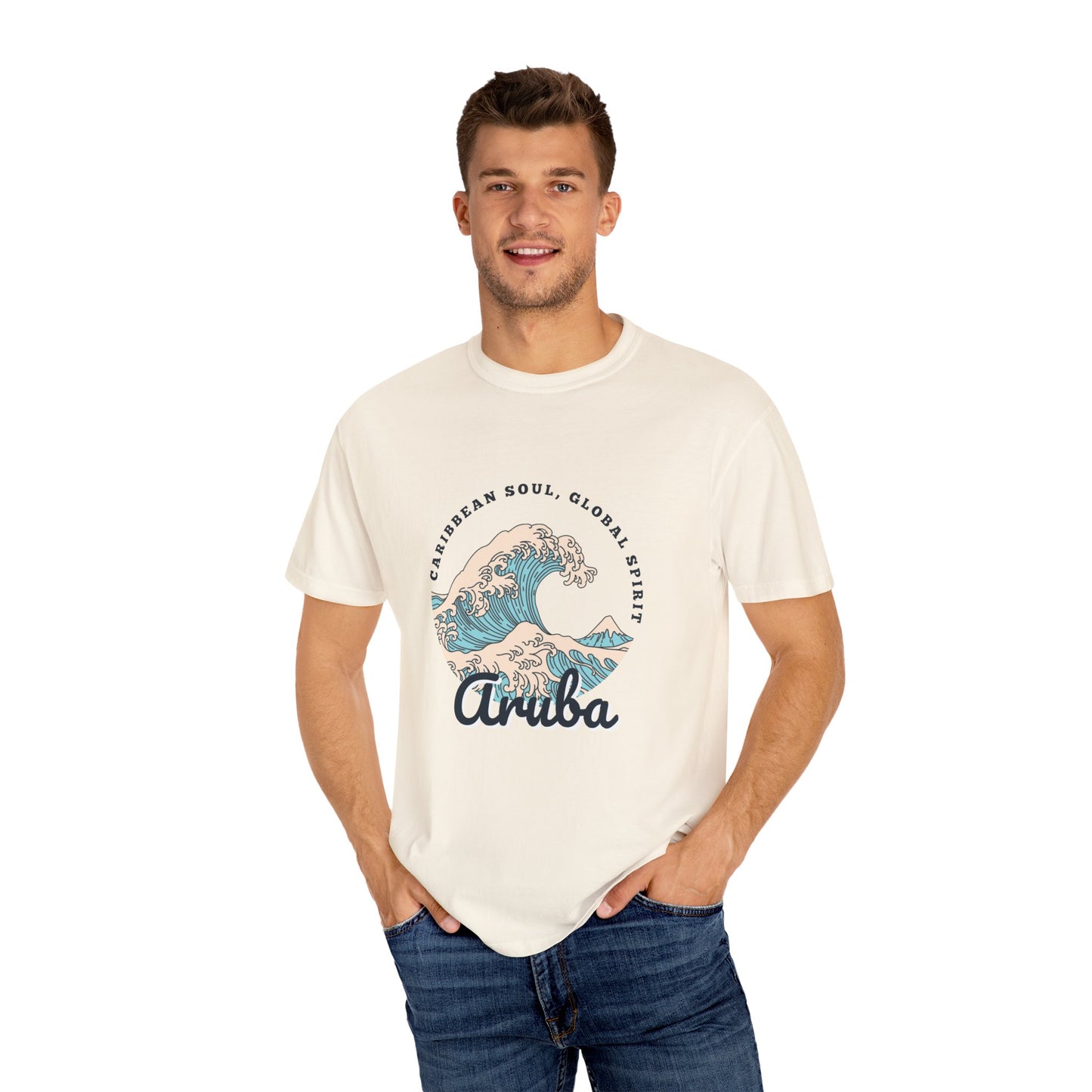 Caribbean Soul Unisex T-Shirt - Aruba Wave Design