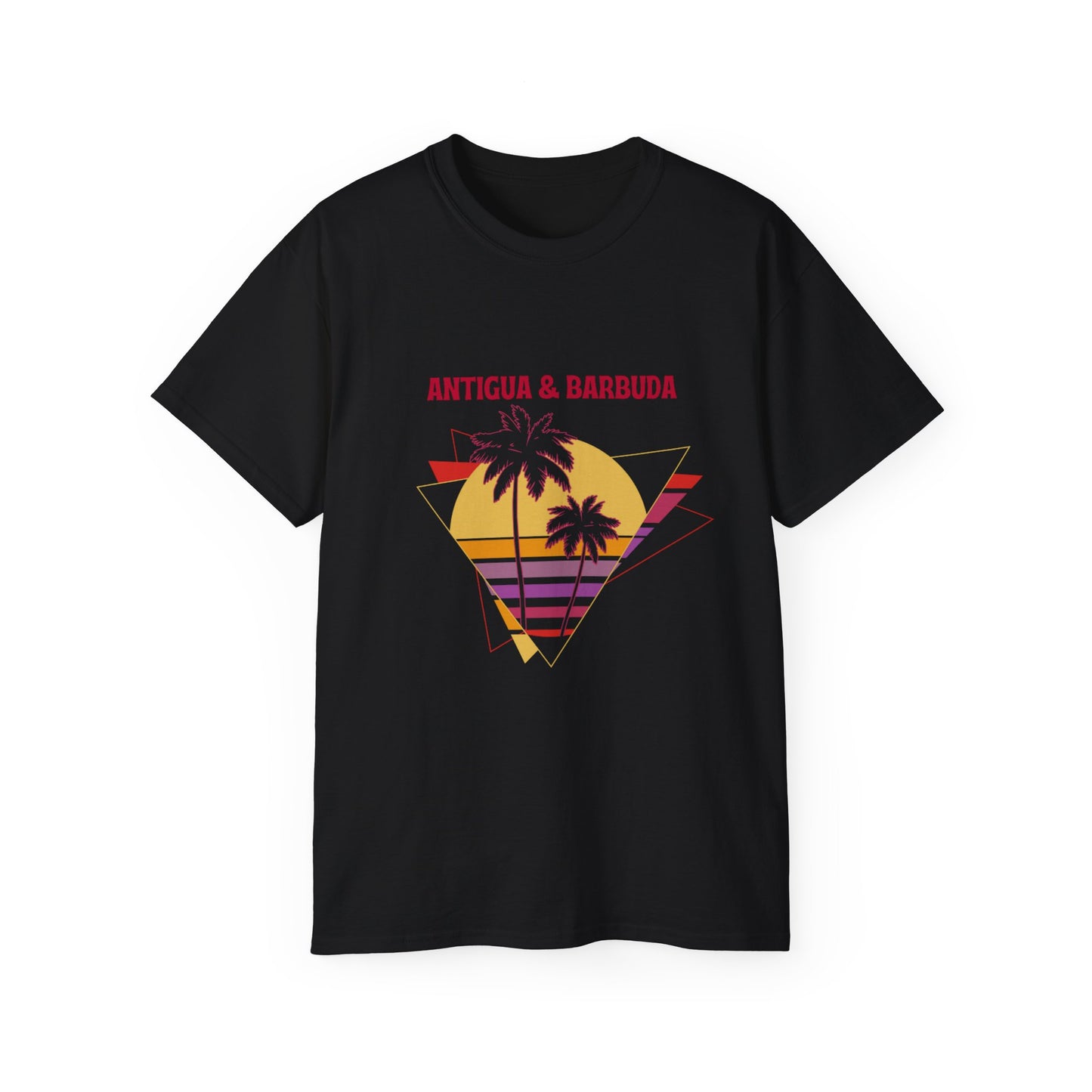 Antigua & Barbuda Vintage Graphic | Unisex Ultra Cotton T-Shirt | Retro Summer Style