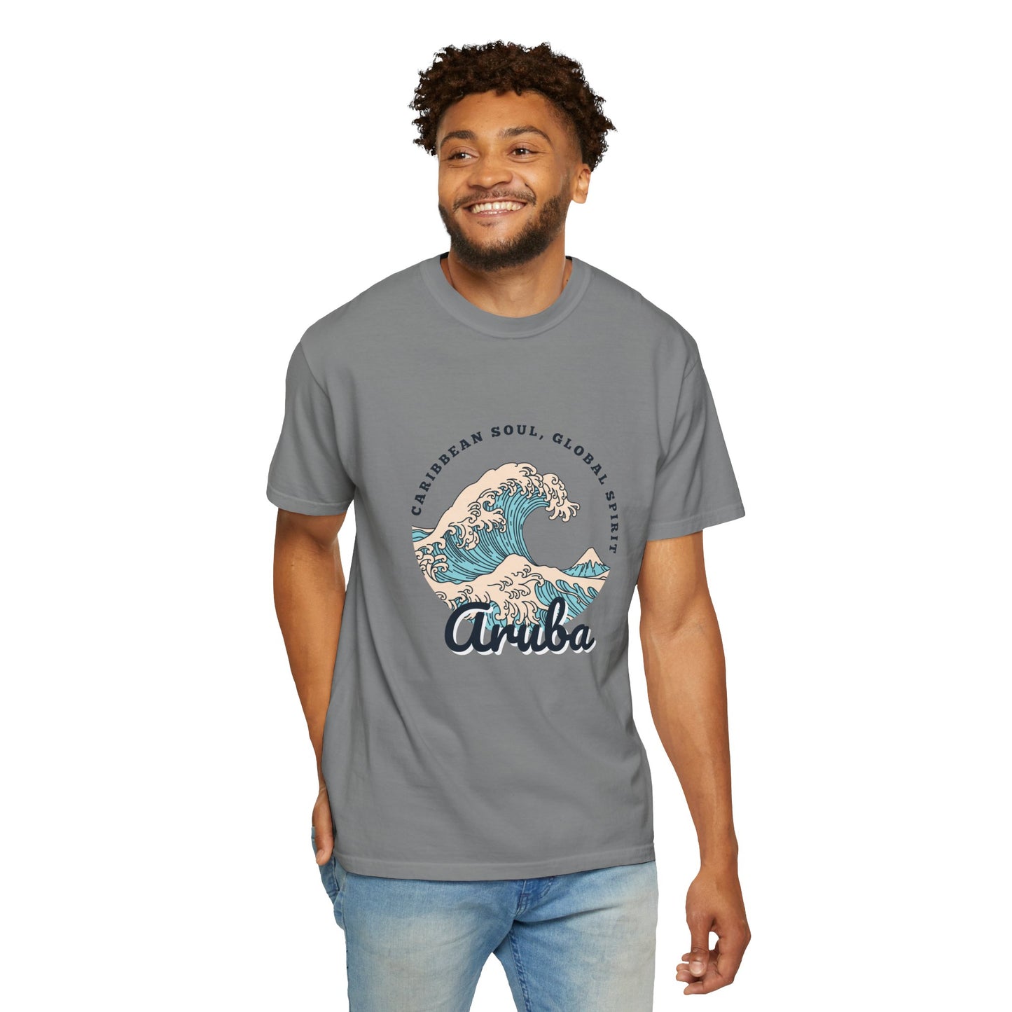 Caribbean Soul Unisex T-Shirt - Aruba Wave Design