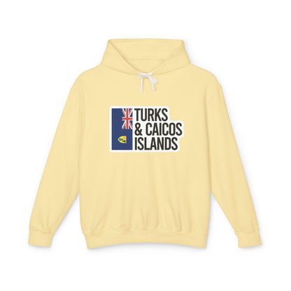 Turks and Caicos Islands Flag Hooded Sweatshirt