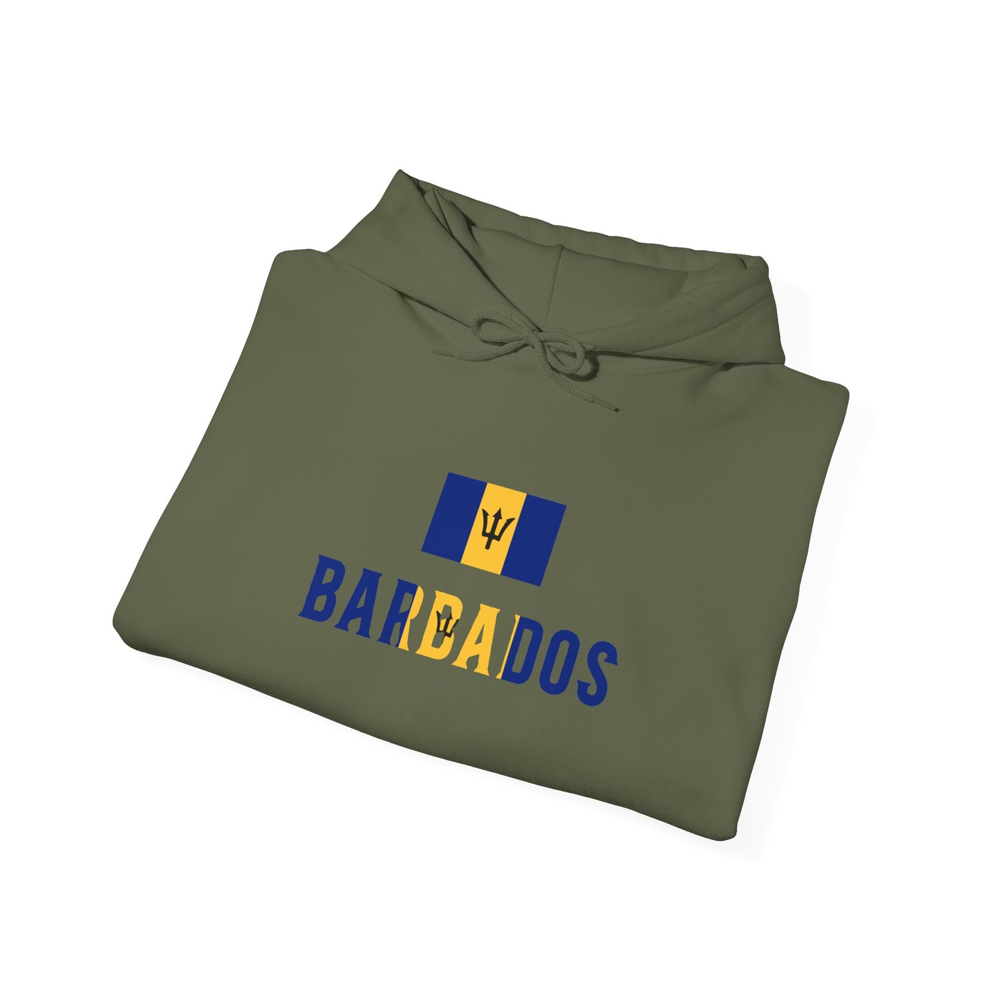 Barbados Flag Hooded Sweatshirt
