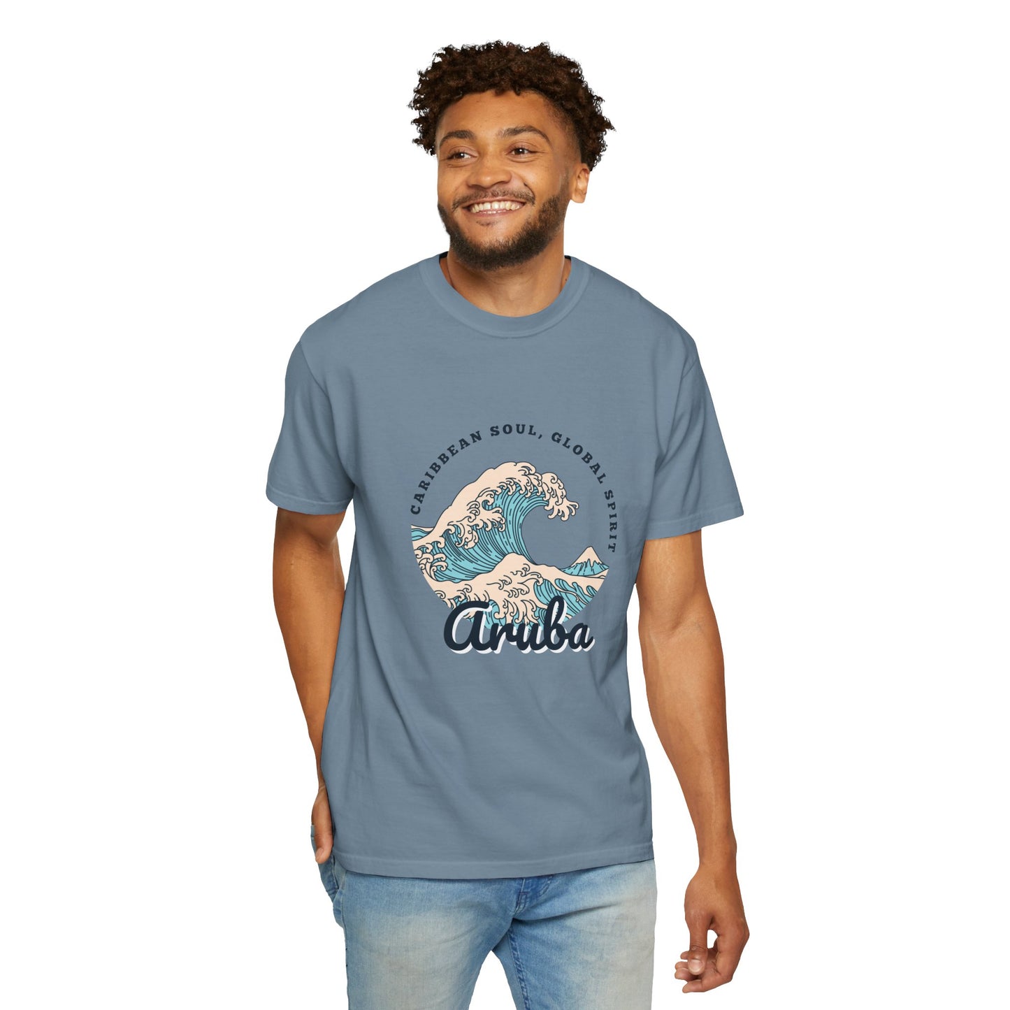 Caribbean Soul Unisex T-Shirt - Aruba Wave Design