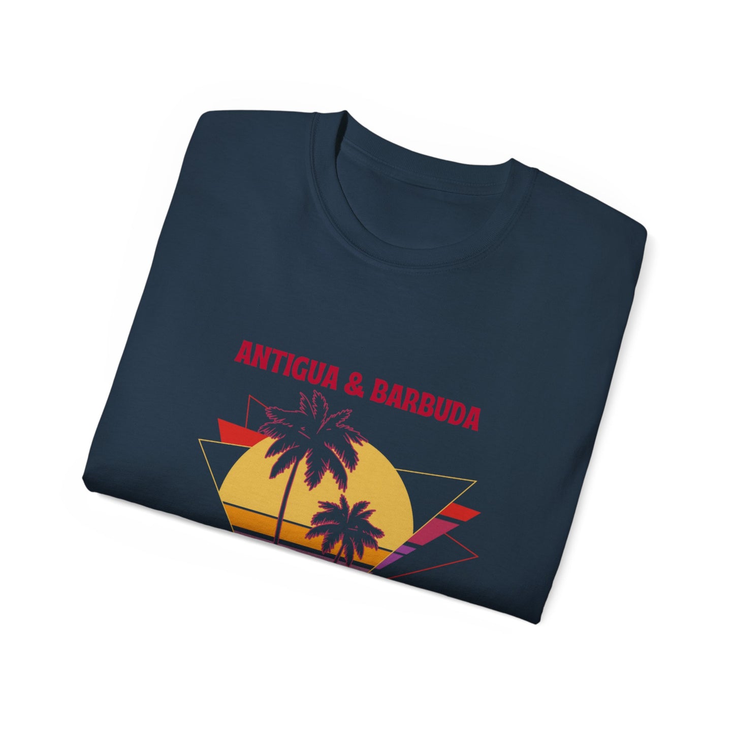 Antigua & Barbuda Vintage Graphic | Unisex Ultra Cotton T-Shirt | Retro Summer Style