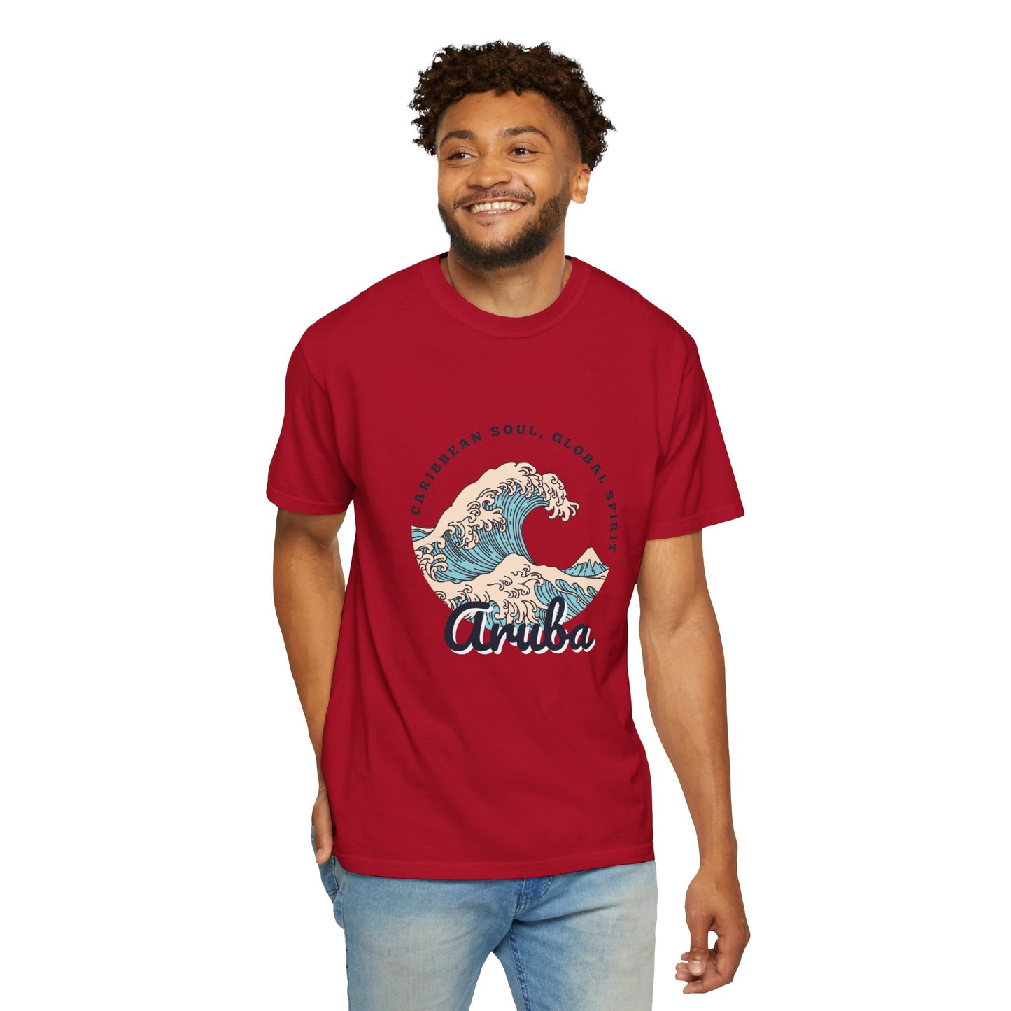 Caribbean Soul Unisex T-Shirt - Aruba Wave Design