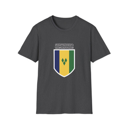 Saint Vincent and the Grenadines Flag Unisex Softstyle T-Shirt