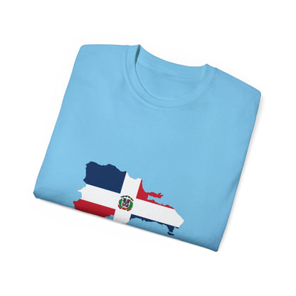 Dominican Republic Map Unisex Ultra Cotton Tee