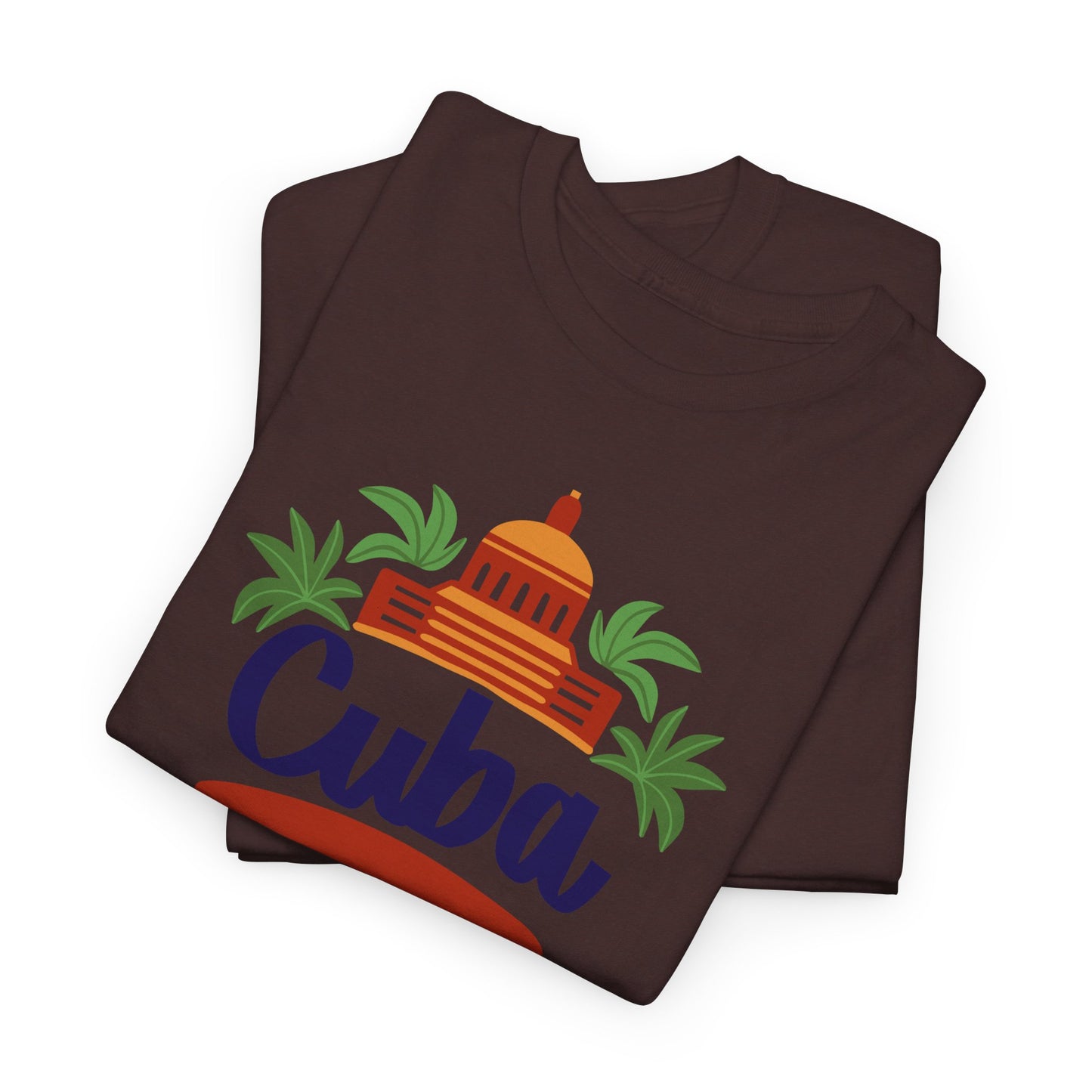 Unisex Zware Cuba Katoenen T-shirt