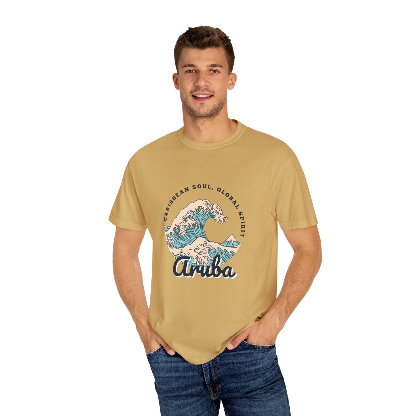 Caribbean Soul Unisex T-Shirt - Aruba Wave Design