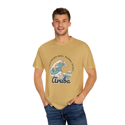 Caribbean Soul Unisex T-Shirt - Aruba Wave Design