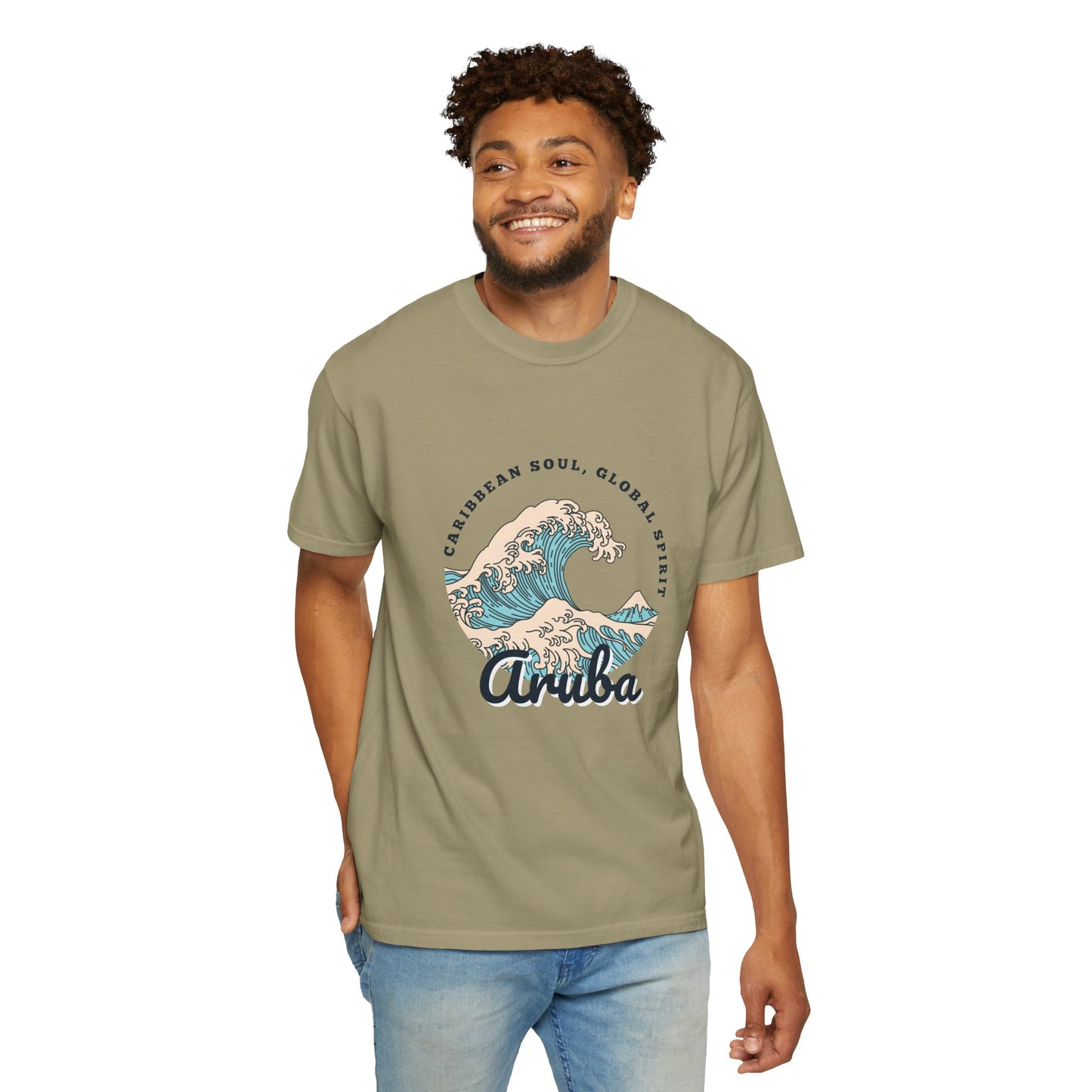 Caribbean Soul Unisex T-Shirt - Aruba Wave Design