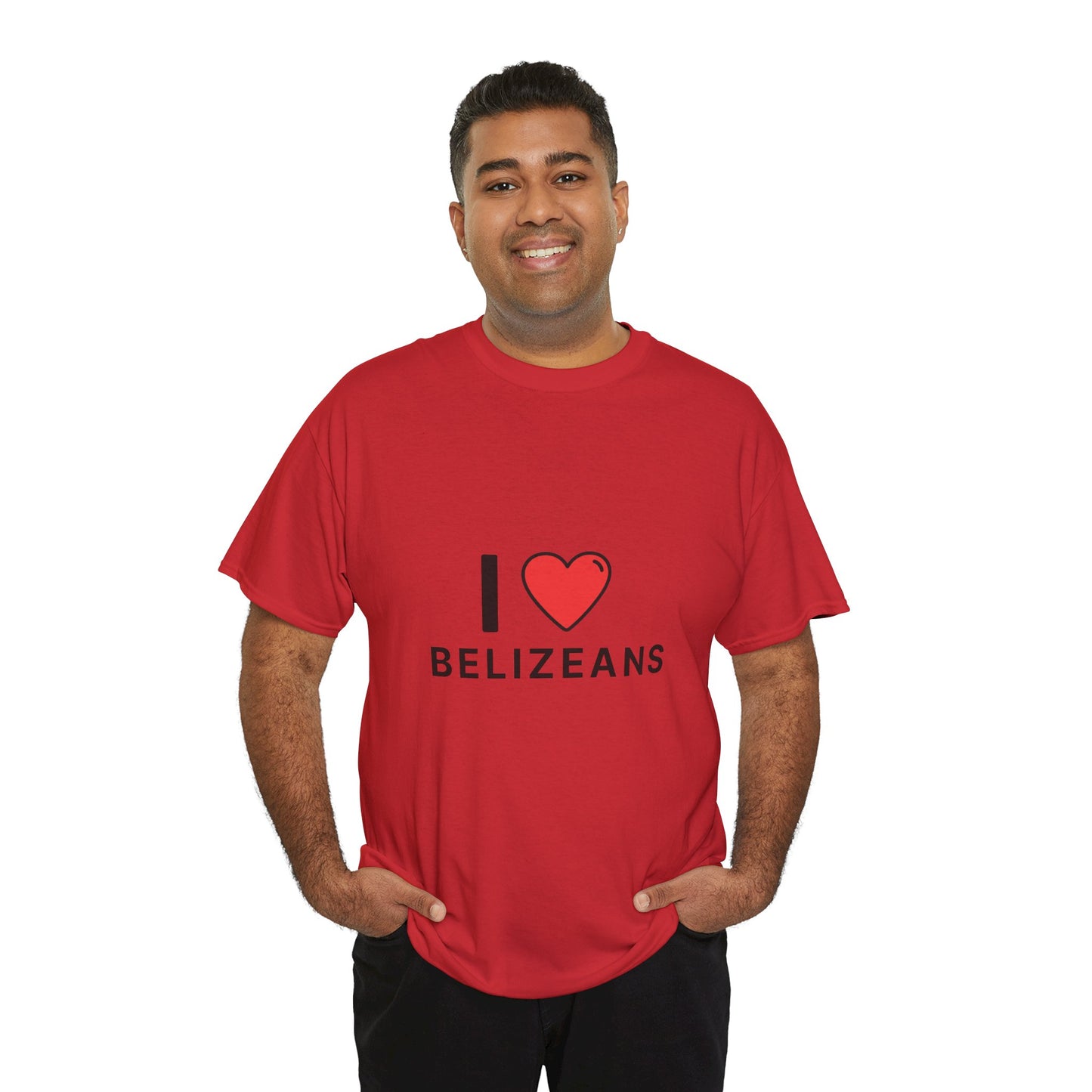 I Love Belizeans  Cotton T shirt