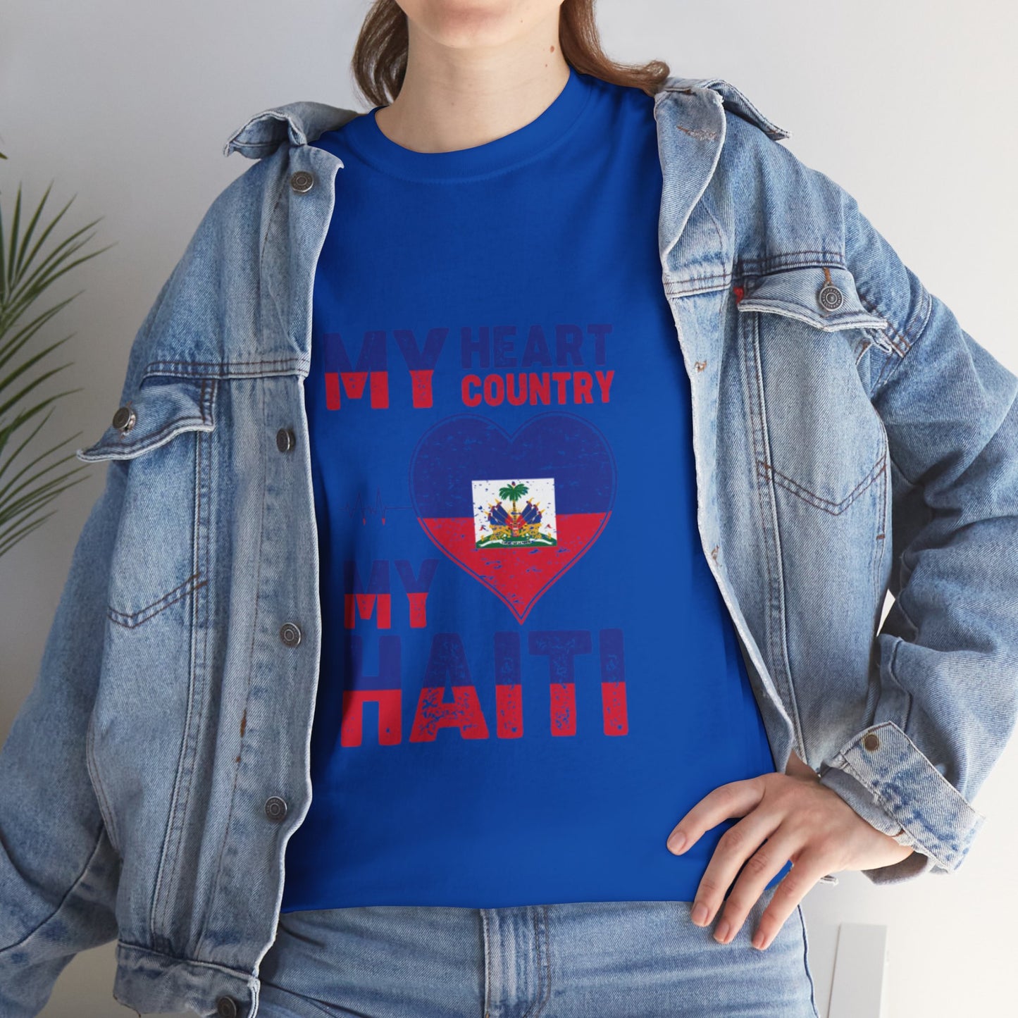 Mijn hart, mijn Haïti-liefde Klassiek T-shirt 