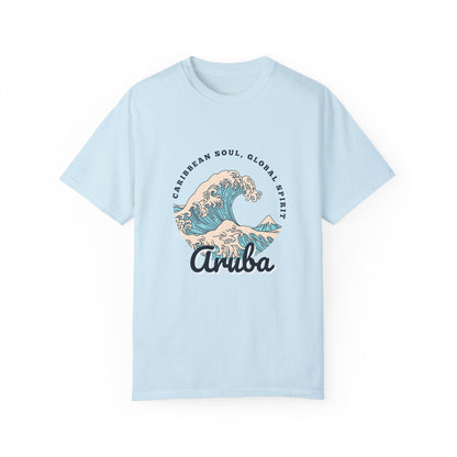 Caribbean Soul Unisex T-Shirt - Aruba Wave Design