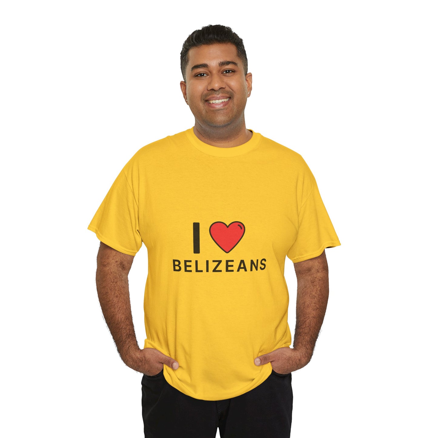 I Love Belizeans  Cotton T shirt