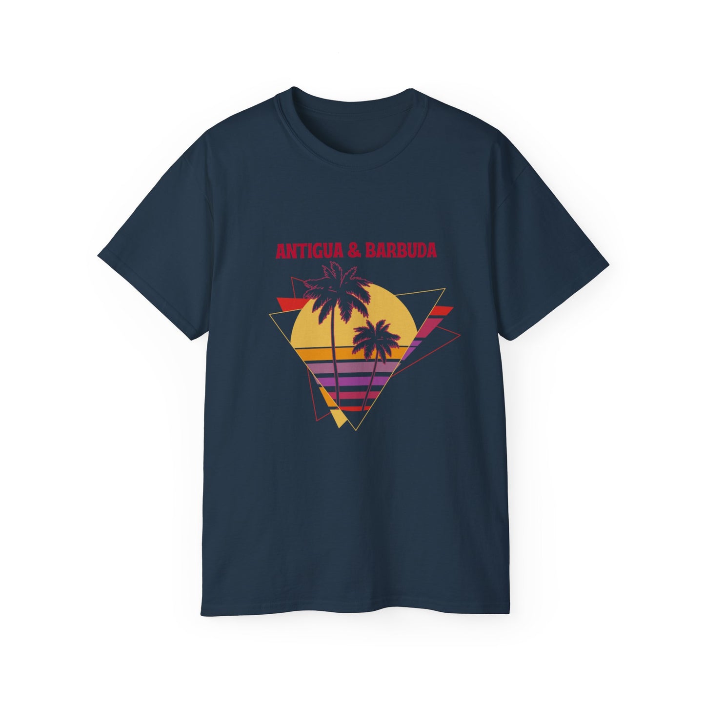 Antigua & Barbuda Vintage Graphic | Unisex Ultra Cotton T-Shirt | Retro Summer Style