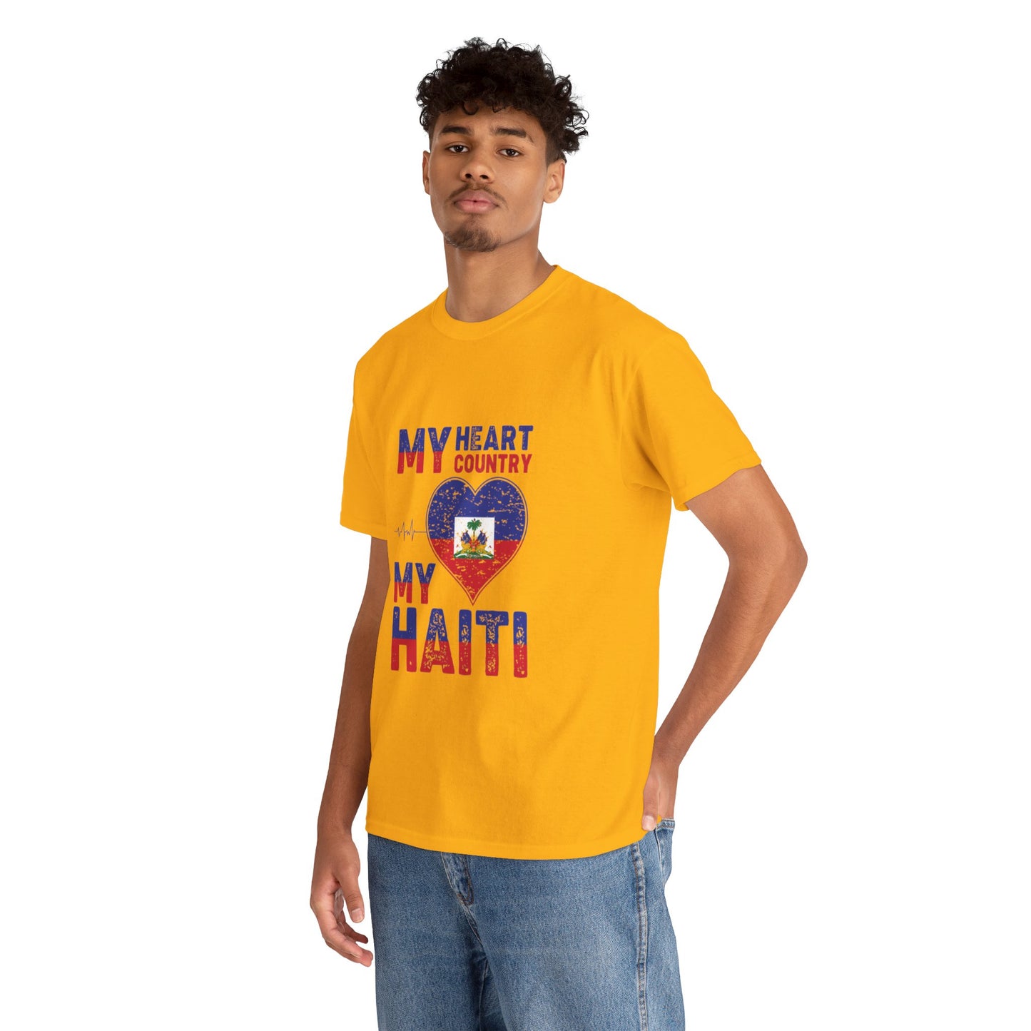Mijn hart, mijn Haïti-liefde Klassiek T-shirt 