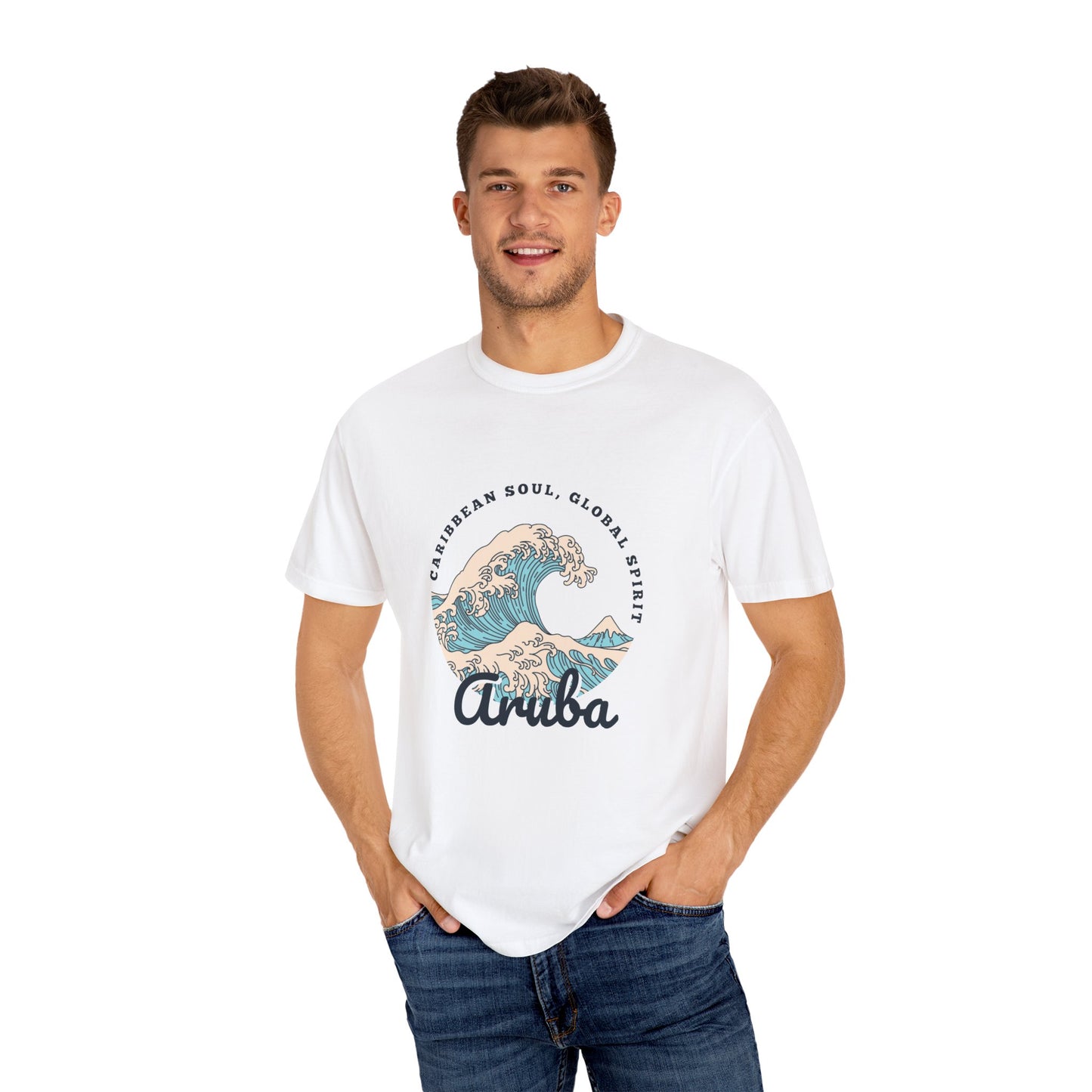 Caribbean Soul Unisex T-Shirt - Aruba Wave Design