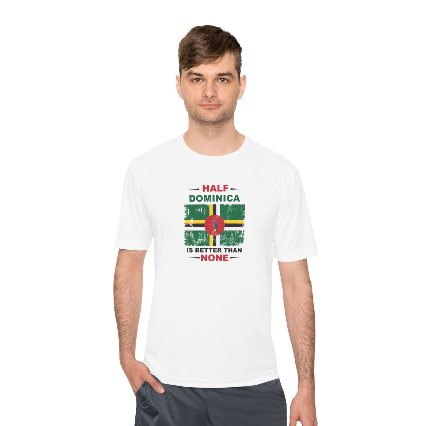 Unisex Moisture Wicking Dominica Tee