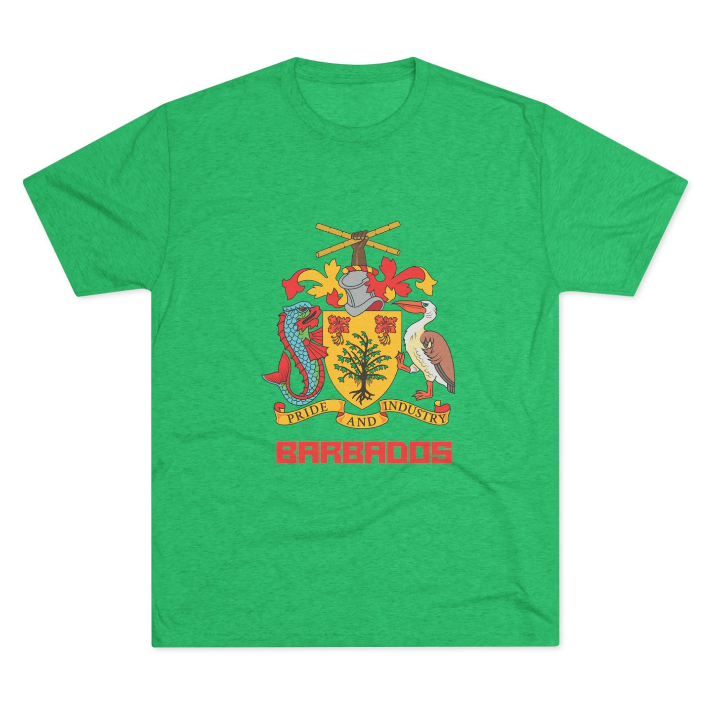 Barbados  Tri-Blend Crew T shirt