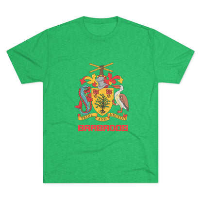Barbados  Tri-Blend Crew T shirt