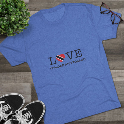 Trinidad and Tobago Heart Shaped Flag T-Shirt