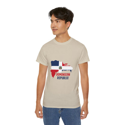 Dominican Republic Map Unisex Ultra Cotton Tee