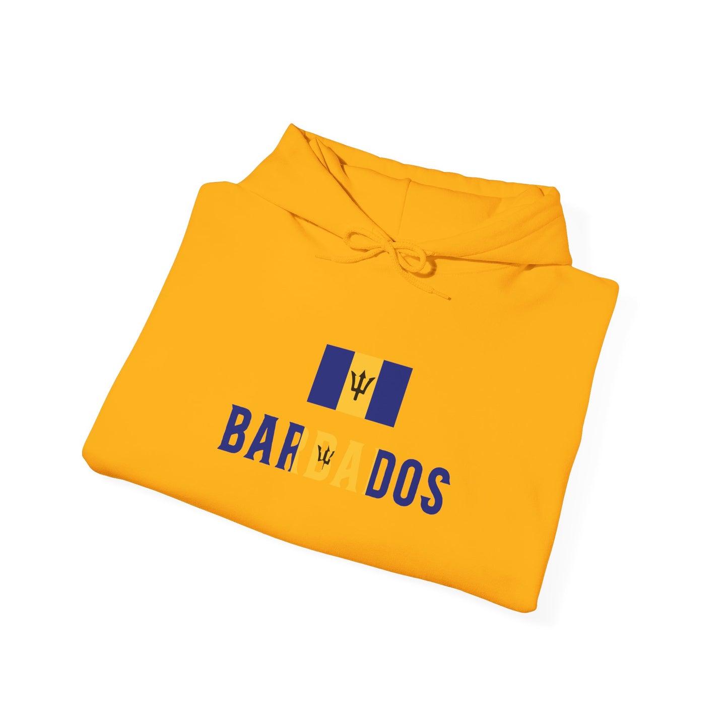 Barbados Flag Hooded Sweatshirt
