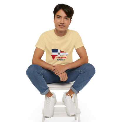 Dominican Republic Map Unisex Ultra Cotton Tee