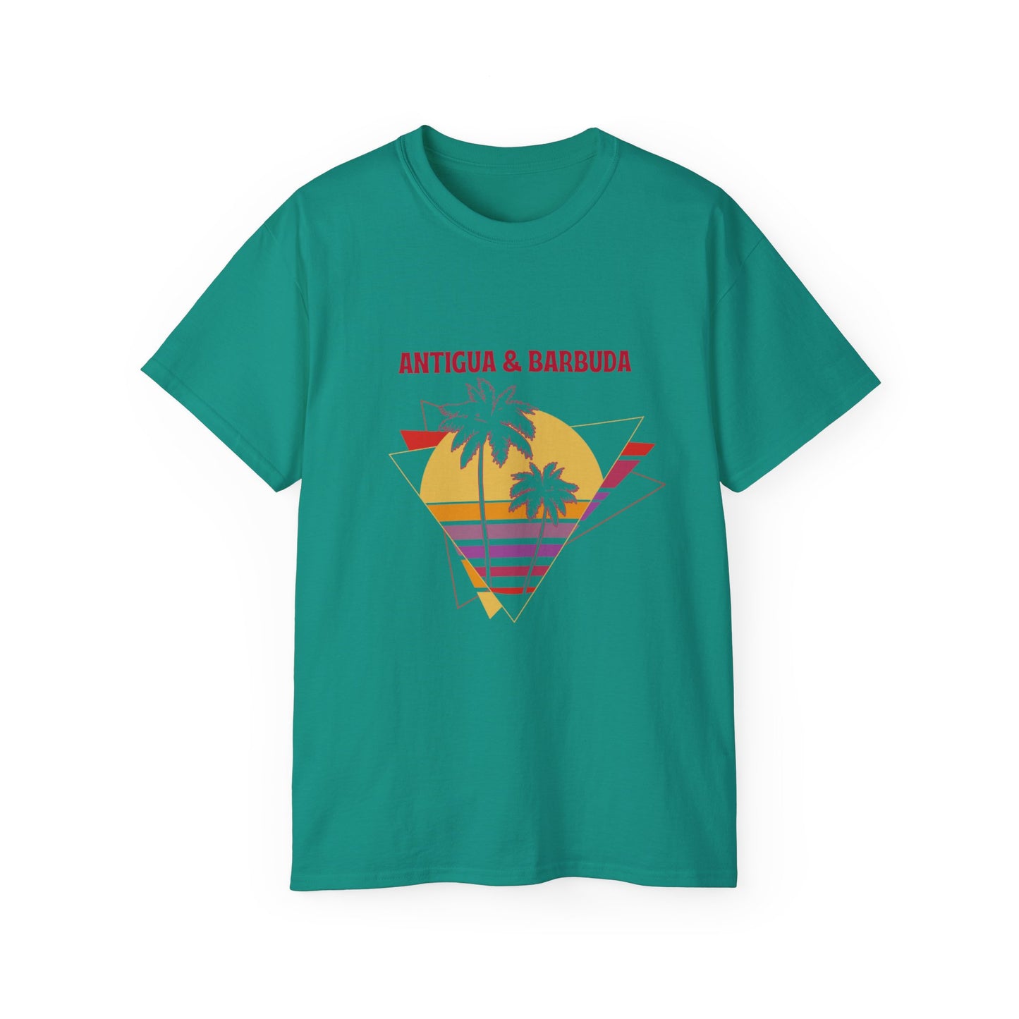 Antigua & Barbuda Vintage Graphic | Unisex Ultra Cotton T-Shirt | Retro Summer Style