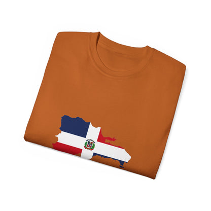 Dominican Republic Map Unisex Ultra Cotton Tee