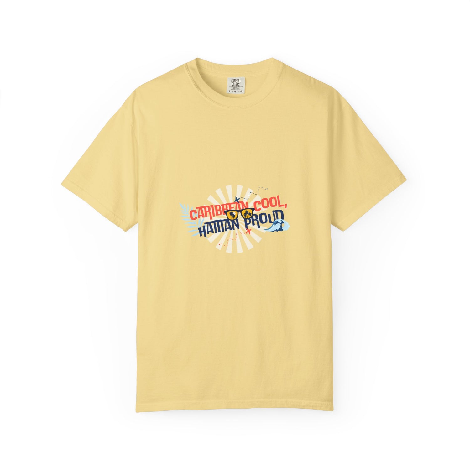 Caribbean Cool Unisex Garment-Dyed T-shirt - Haitian Proud