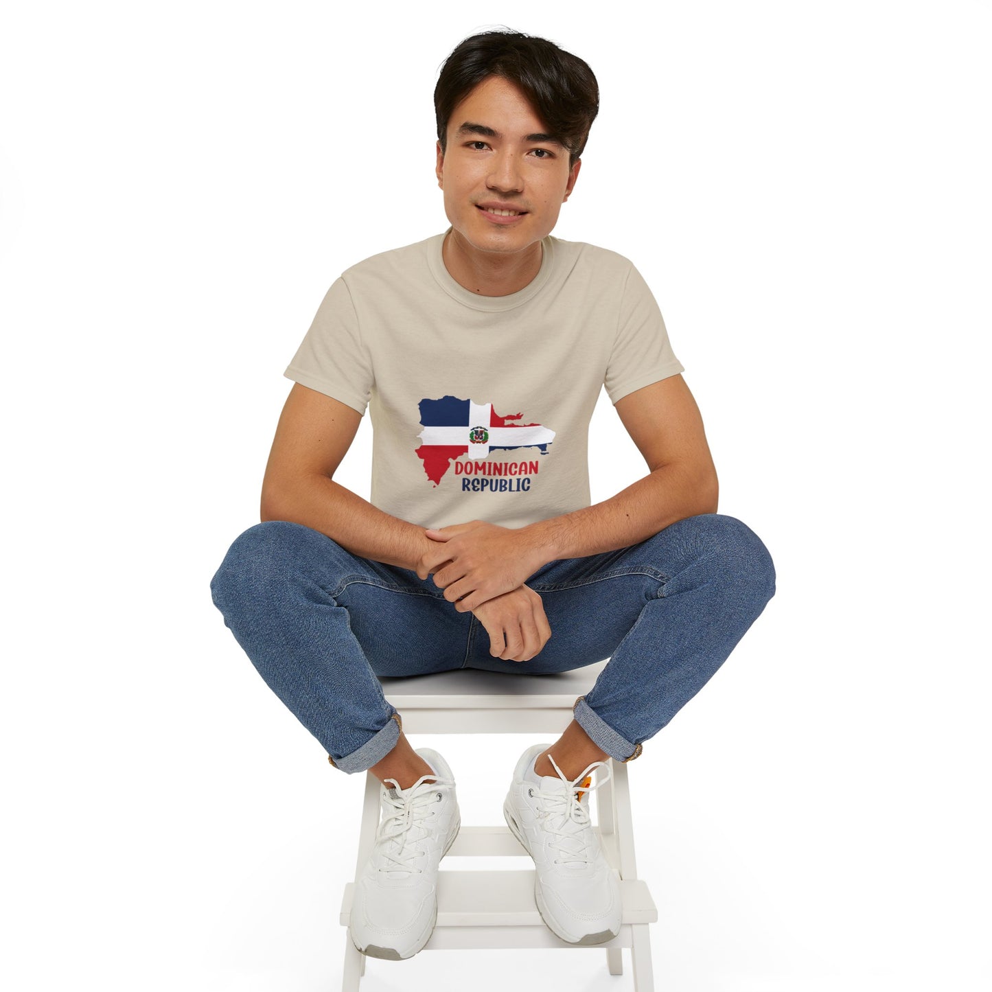 Dominican Republic Map Unisex Ultra Cotton Tee