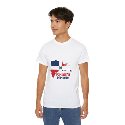 Dominican Republic Map Unisex Ultra Cotton Tee