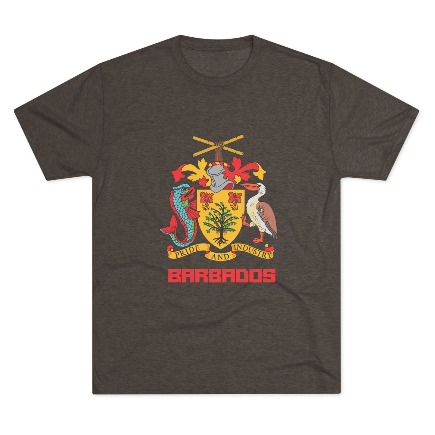 Barbados  Tri-Blend Crew T shirt