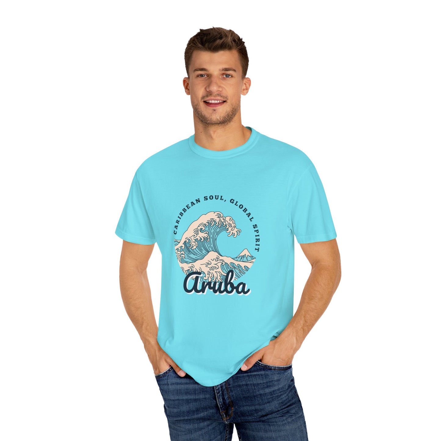 Caribbean Soul Unisex T-Shirt - Aruba Wave Design