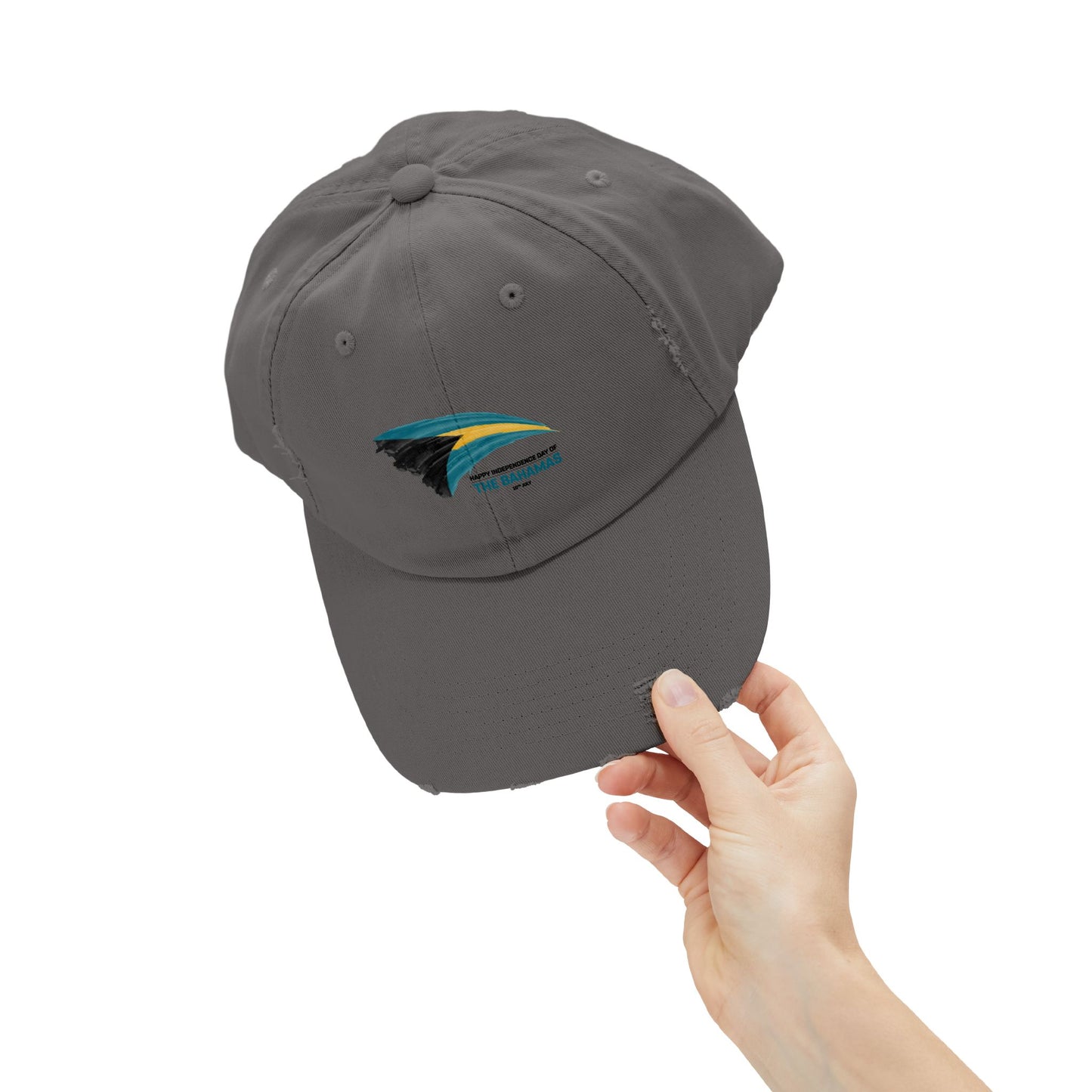 Bahamas Flag Cap Distressed Cap