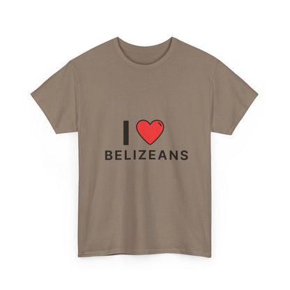 I Love Belizeans  Cotton T shirt