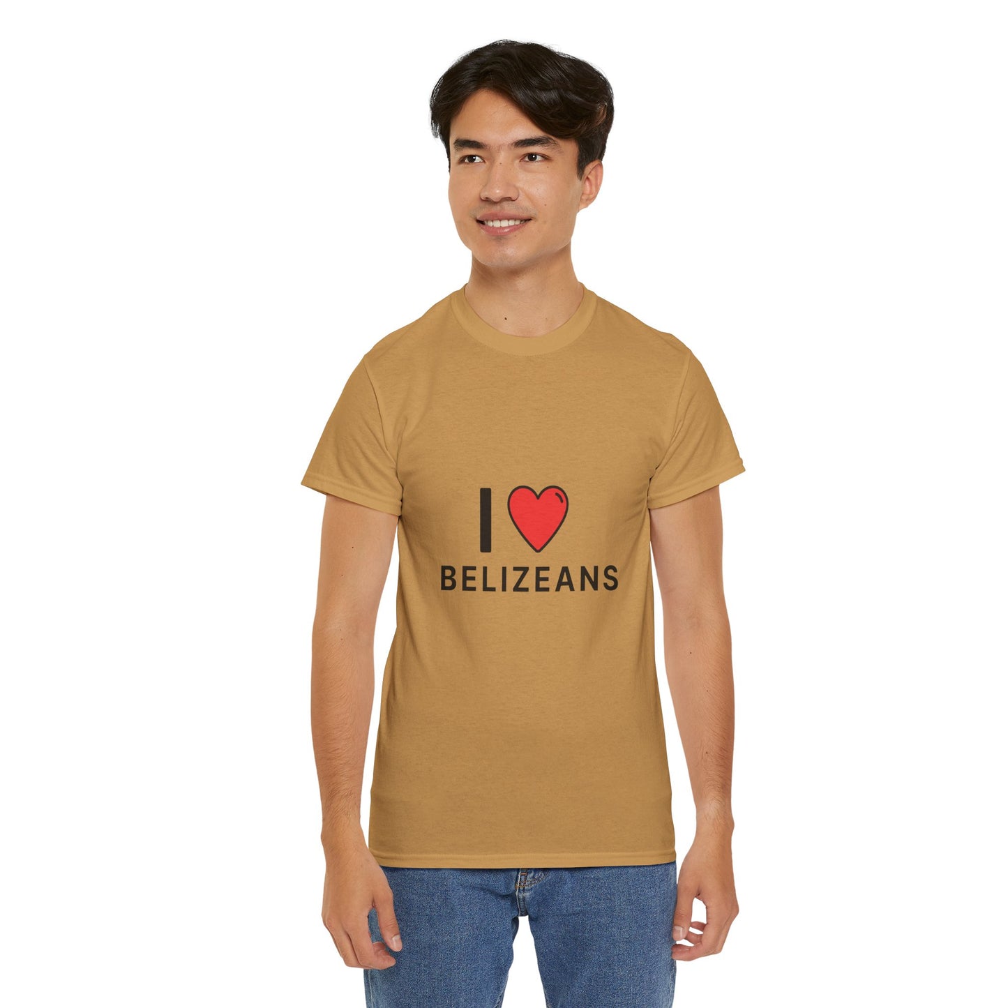 I Love Belizeans  Cotton T shirt