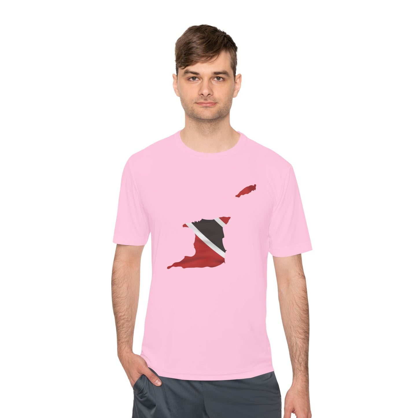 Trinidad and Tobago Map Unisex Moisture T-Shirt