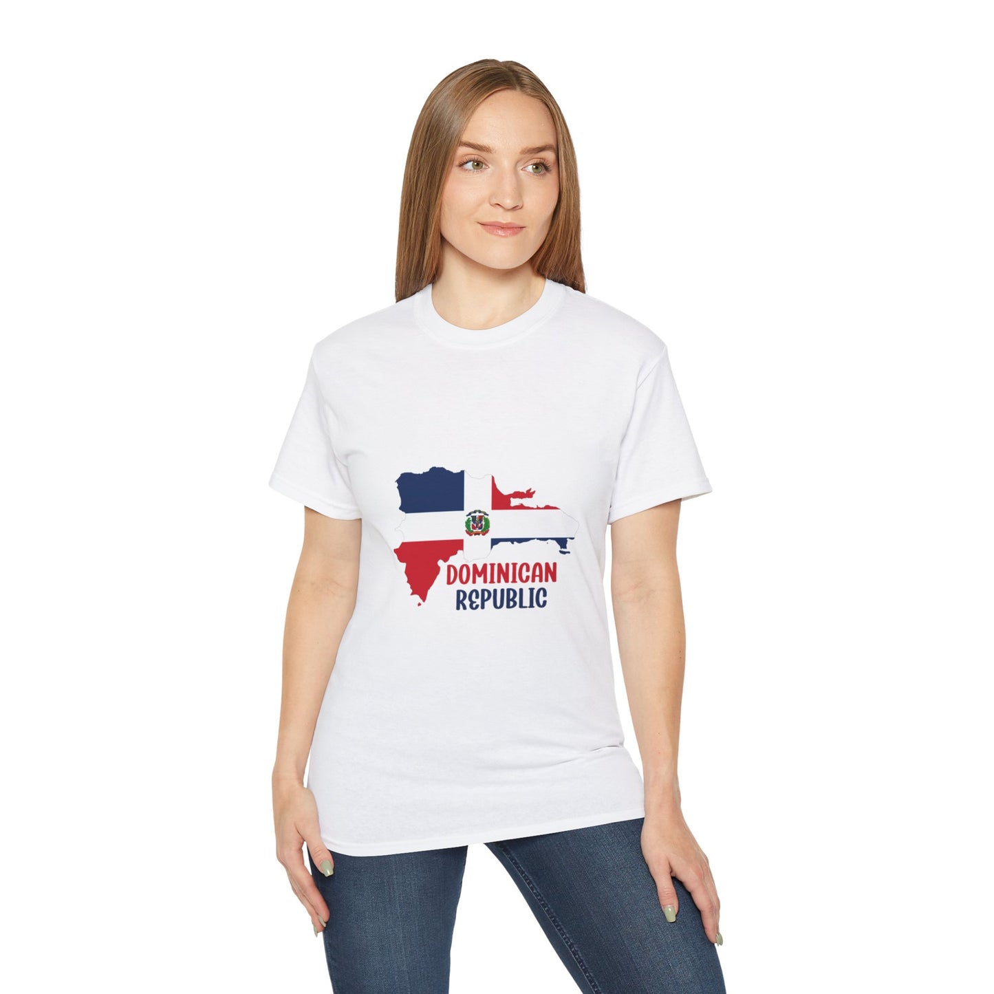 Dominican Republic Map Unisex Ultra Cotton Tee