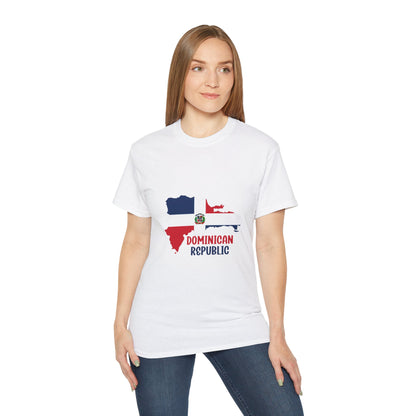 Dominican Republic Map Unisex Ultra Cotton Tee