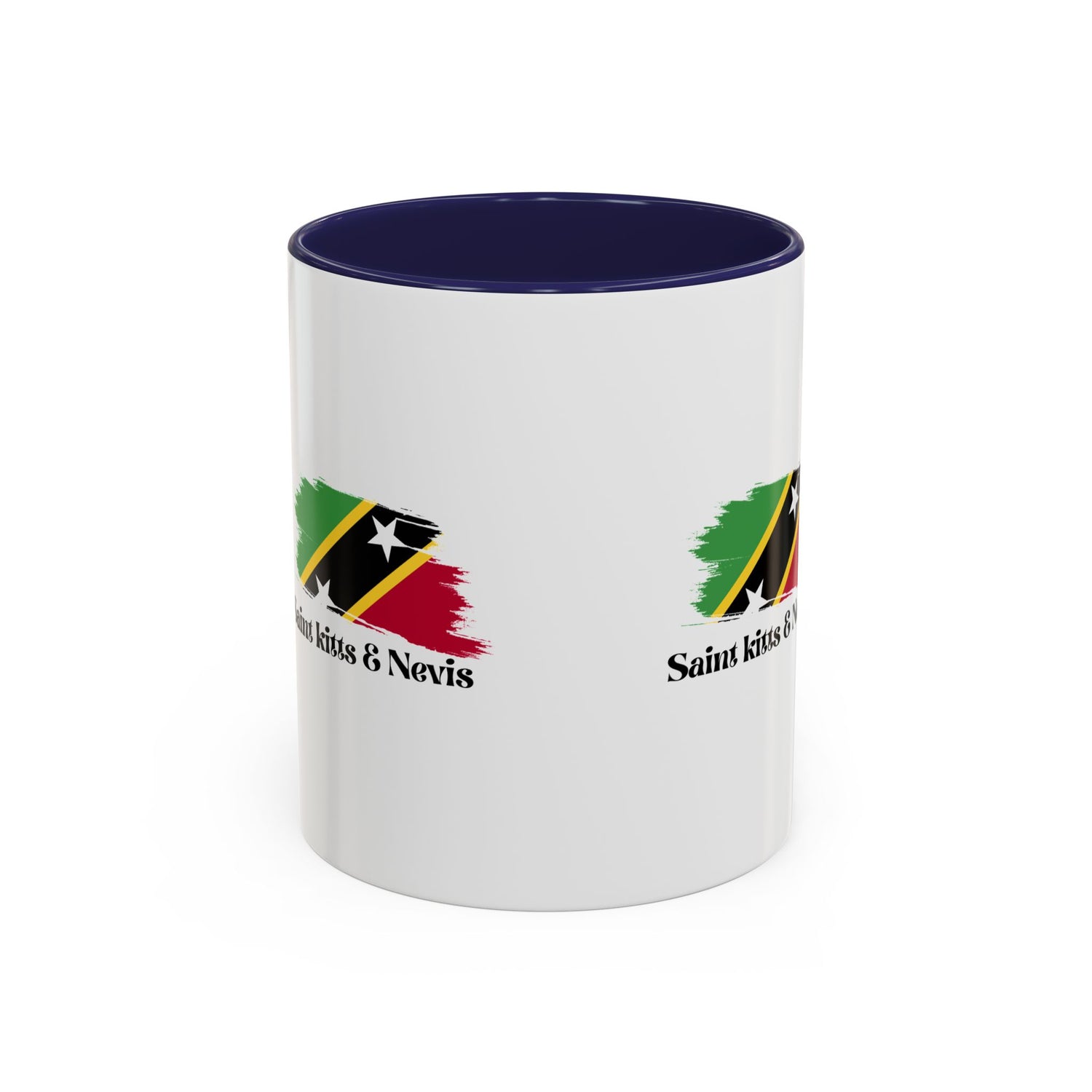 Saint Kitts & Nevis Accent Coffee Mug - 11oz & 15oz, Perfect for Island Lovers & Souvenir Collectors