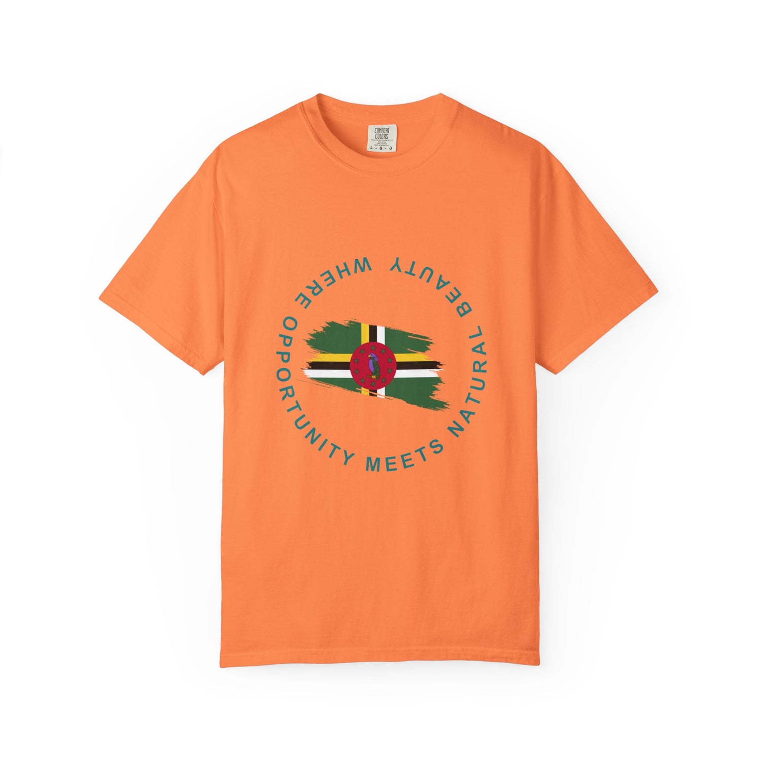 Dominica Unisex Garment-Dyed T-Shirt - "Where Opportunity Meets Natural Beauty"