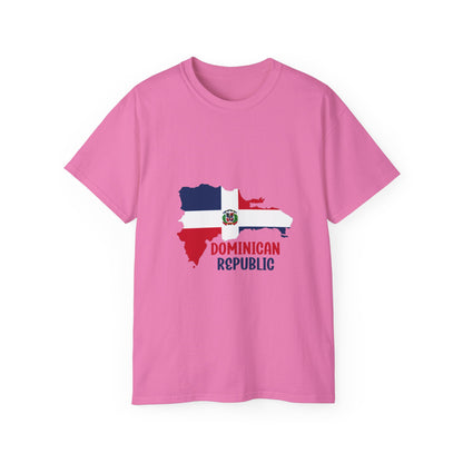 Dominican Republic Map Unisex Ultra Cotton Tee
