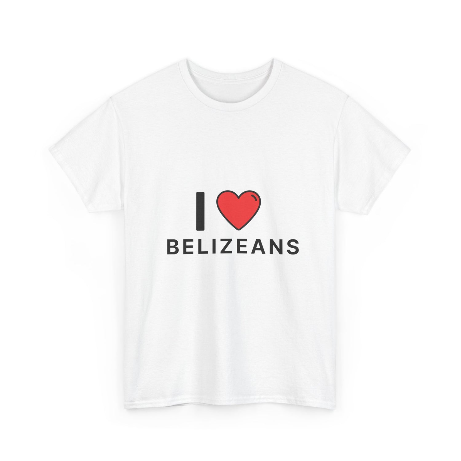 I Love Belizeans  Cotton T shirt