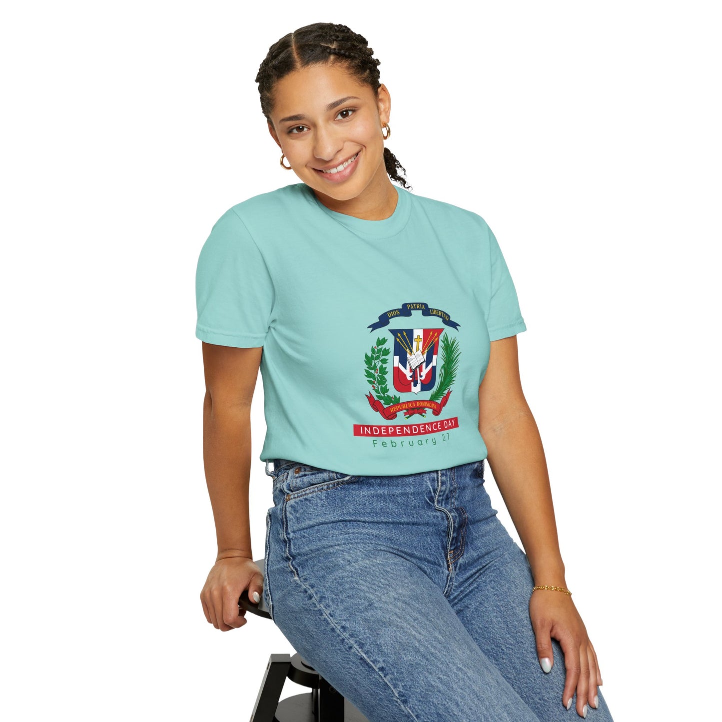 Dominica Republic Coat of arm Classic T-Shirt