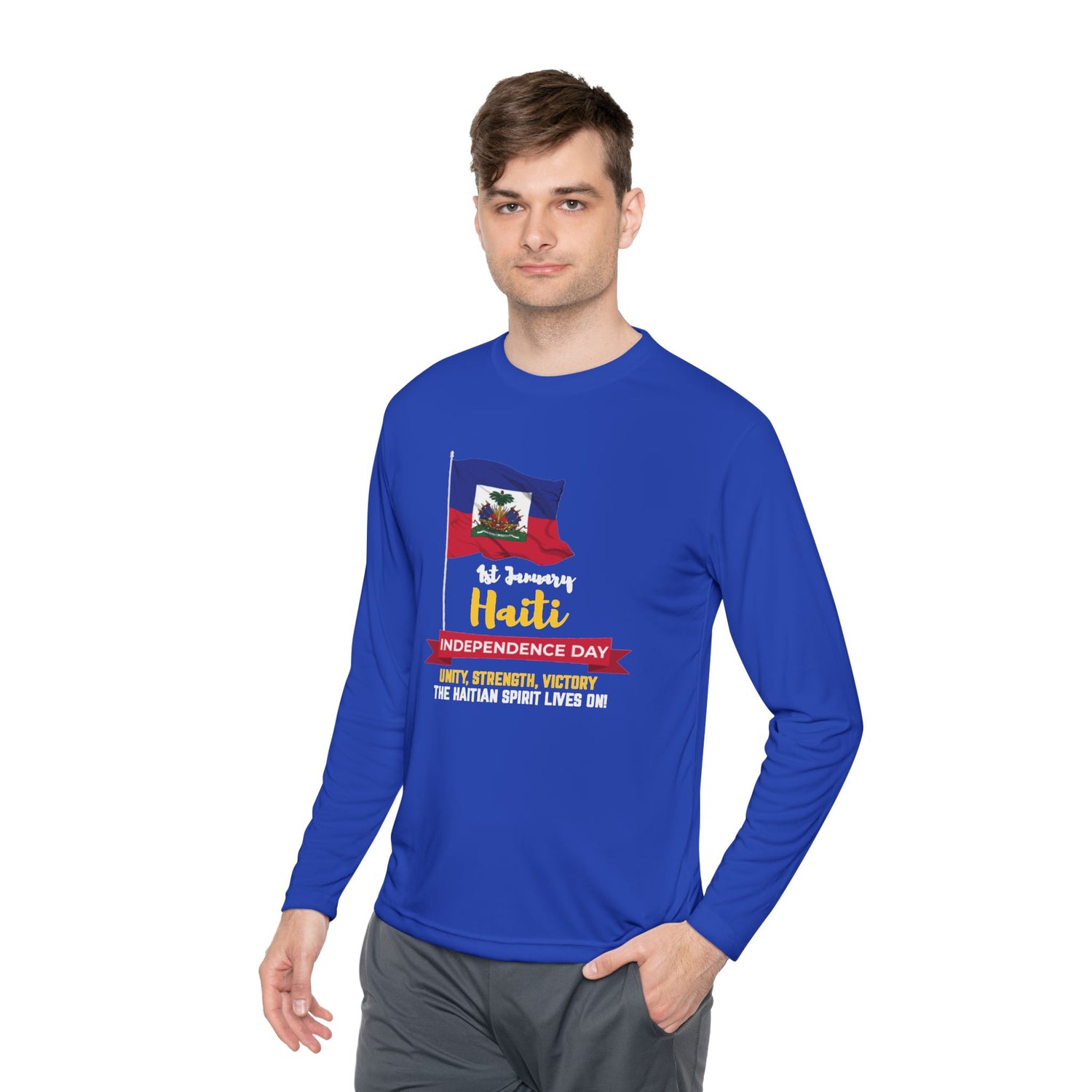 Haiti Flag Independence Day  Long Sleeve Shirt