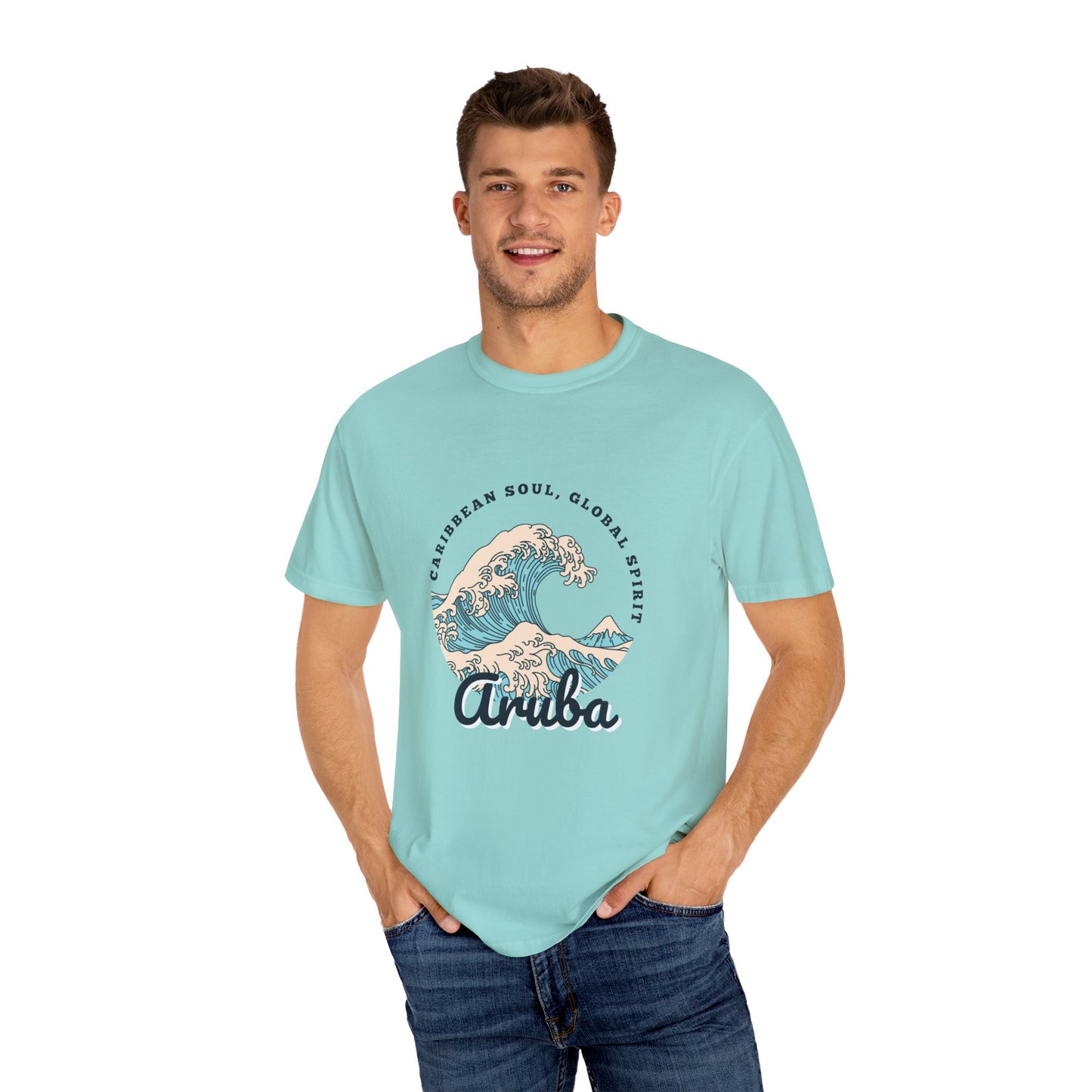 Caribbean Soul Unisex T-Shirt - Aruba Wave Design